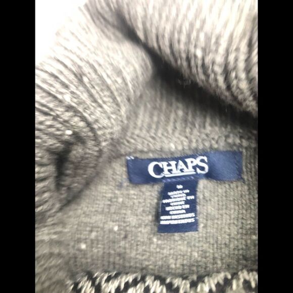 Chaps Sweater Sz Medium - Upcycle, Repair, Priced to Sell - Picture 2 of 8